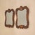 A petite 19th century French wall mirror, finely carved in wood and richly detailed with Rococo-inspired ornament. The...
