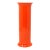 Italian Orange Ceramic Cylinder Vase, 11.5" — Marked 1081/G For Sale