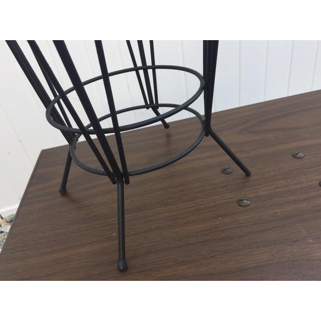 Black Wrought Iron Umbrella Stand Chairish