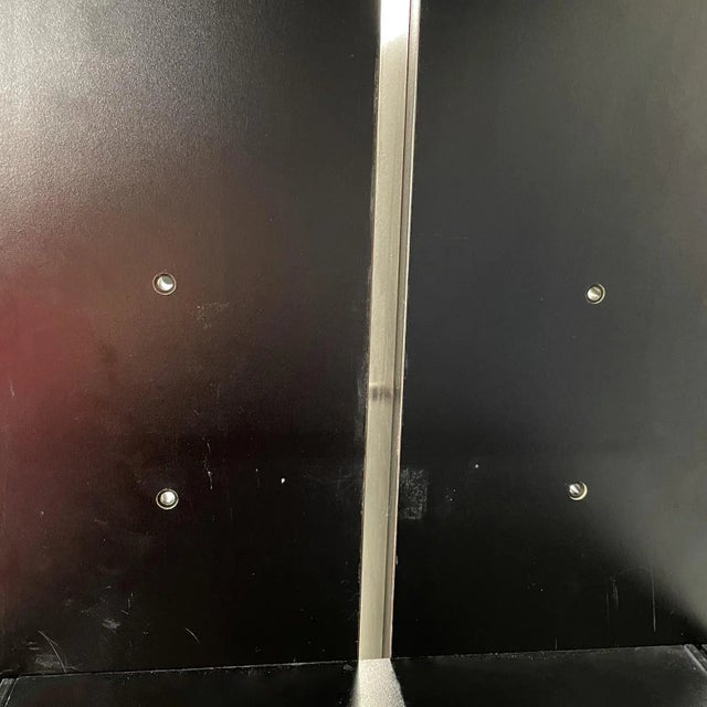 Mid-Century Modern Italian Black Bookcase by Stoppino and Acerbis, 1980s For Sale - Image 18 of 18