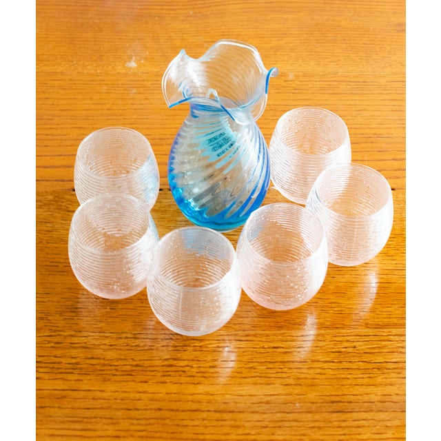 Glasses by Mariana Iskra for Ribes Studio, Set of 7 For Sale - Image 4 of 7
