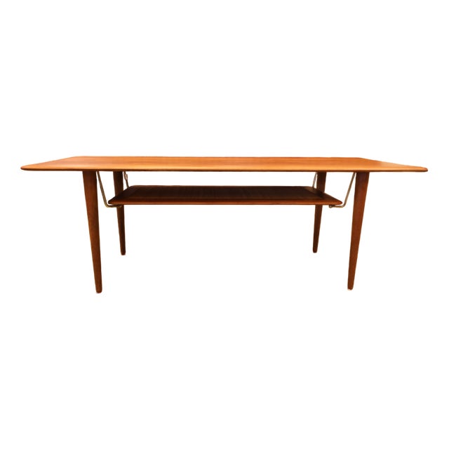 FD 516 Coffee Table in Teak by Peter Hvidt & Orla Mølgaard-Nielsen for France & Søn / France & Daverkosen, 1950s For Sale