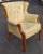 Pair Mid 20th Century Mahogany and Tufted Vinyl Upholstered Wingback Chairs For Sale - Image 13 of 14
