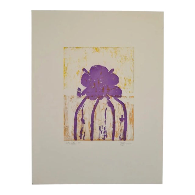 Arthur Krakower "Atherton" Original Monotype C.2004 For Sale