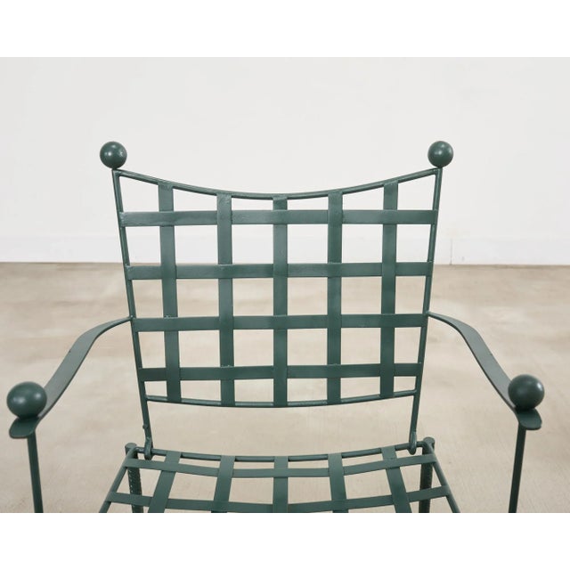 Mario Papperzini for Salterini Iron Garden Dining Suite, Attributed For Sale - Image 10 of 12