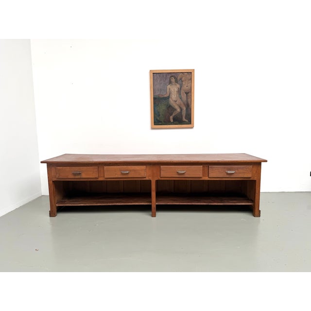 Vintage Oak Trade Counter, 1920s For Sale - Image 14 of 18
