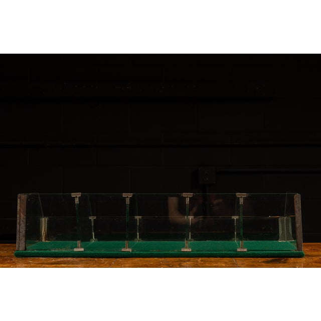 Metal Early 20th Century Glass Point of Sale Display Case For Sale - Image 7 of 8