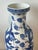 Vintage Asian Blue and Whits Dragon Vase For Sale In West Palm - Image 6 of 12