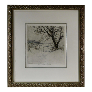 Luigi Kasimir Himmelstrasse, Austria C. 1950 Original Print