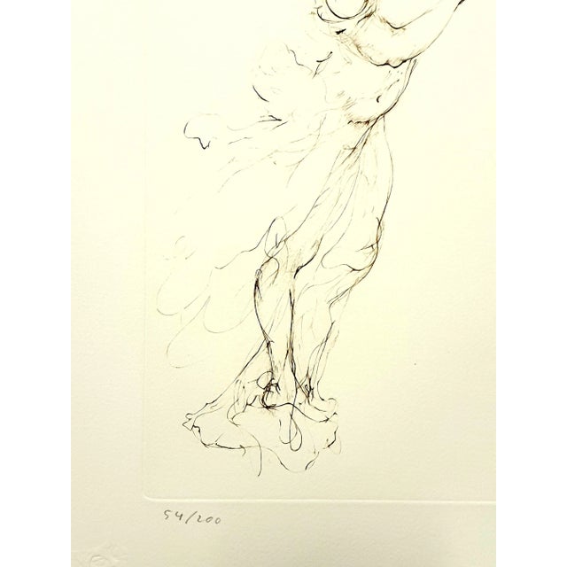 Leonor Fini - Playful Cat - Original Handsigned Lithograph 1986 For Sale - Image 4 of 9