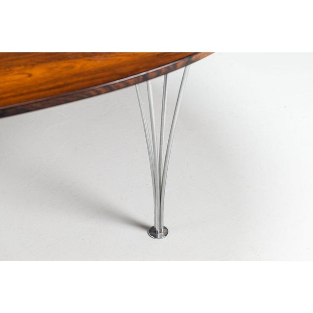 Superellipse Coffee Table by Piet Hein & Bruno Mathsson for Fritz Hansen, Denmark, 1968 For Sale - Image 12 of 15