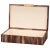 Jamie Young Palm Marquetry Box in Brown For Sale In Los Angeles - Image 6 of 7