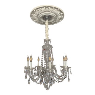 Vintage Late 20th Century Swarovski Crystal Chandelier For Sale