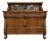 Antique Empire Quarter Sawn White Tiger Oak Sideboard Server Buffet For Sale