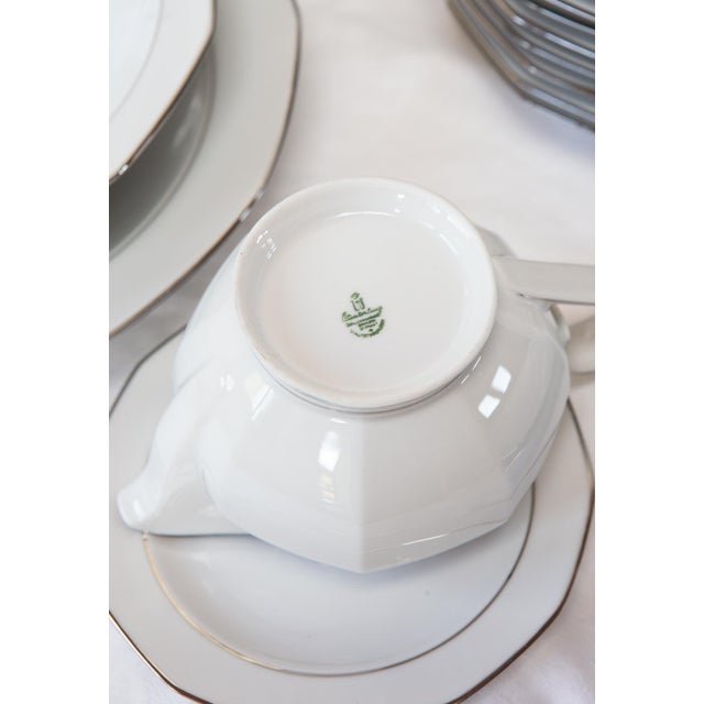 Silver German Heirloom Platinum Dinner Service for 12 from Winteling Bavaria, 1960s, Set of 57 For Sale - Image 8 of 13