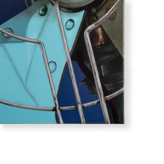 Rob de Vries, GE Fan, Oil on Canvas For Sale - Image 3 of 5