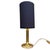 Brass Night Lamp, Table Lamp With Lampshade, Germany, 1970s. For Sale - Image 4 of 12