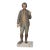 Antique Polychrome Wood and Gesso Statue of Saint Isidore For Sale
