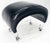 Futuristic Black Patent Leather Upholstery Oval Lucite Base Bench on Wheel For Sale - Image 6 of 9