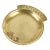 Mid 20th Modern Solid Brass Pocket Change Valet Dish For Sale