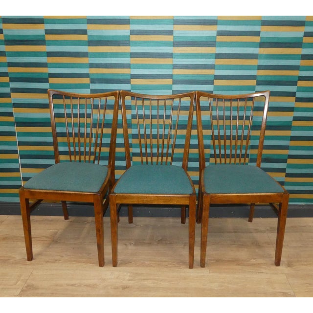 II/56 Spindle Chair Set of Armchairs and Dining Chairs from Musterring, 1956, Set of 5 For Sale - Image 15 of 18