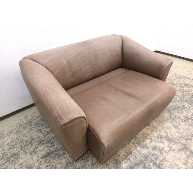DS 47 2-Seater Sofa in Brown Leather from de Sede For Sale - Image 10 of 12