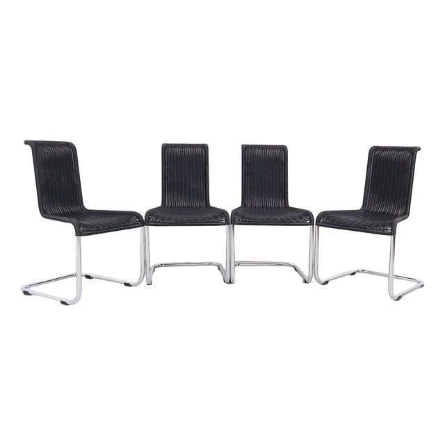 Tecta B20 Cantilever Chairs, 1980s, Set of 4 For Sale