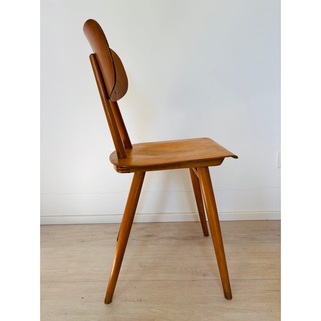 Brown Vintage Dining Chair from Ton, Former Czechoslovakia, 1960s For Sale - Image 8 of 13
