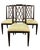 Set of 6 Ferguson Copeland Neoclassical Blemheim dining chairs. Features finely carved details with a diamond pattern...