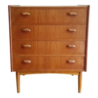 Vintage Danish Teak Chest of Drawers, 1950s For Sale