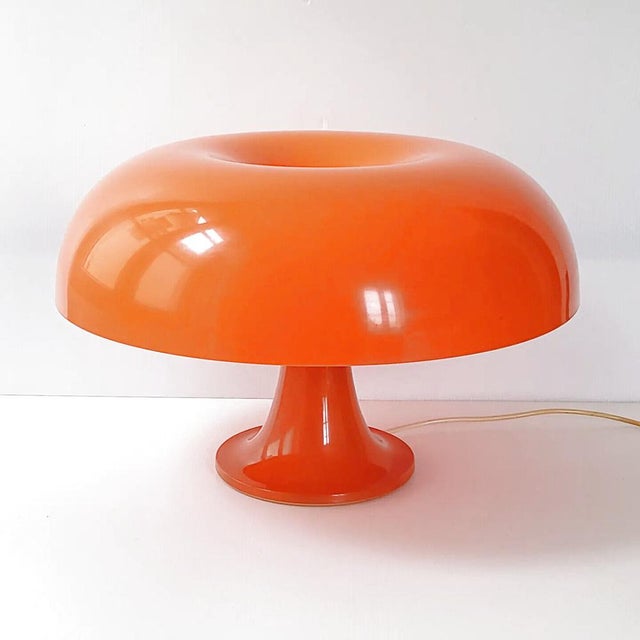 Nesso Table Lamp in Orange by Giancarlo Mattioli for Artemide, 1960s For Sale - Image 14 of 14