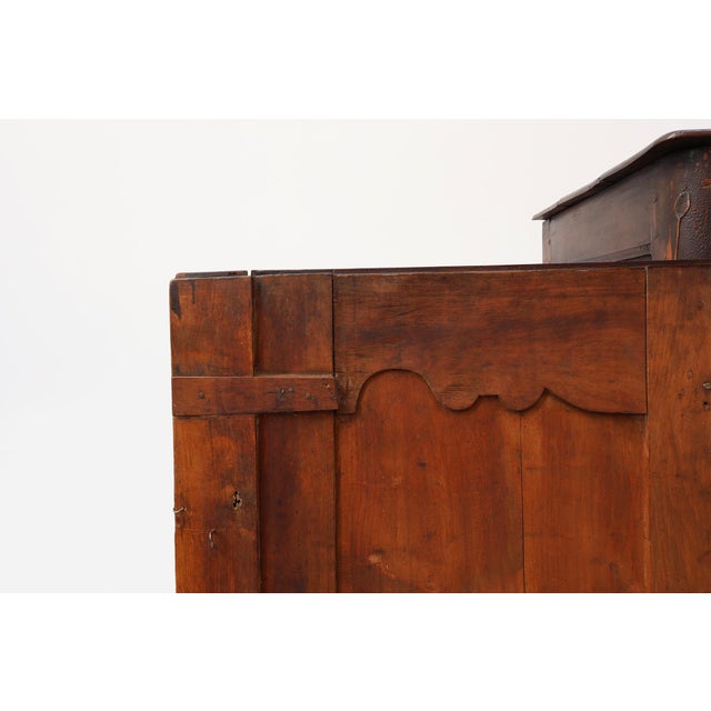 French Provincial Carved Cabinet with Great Patina, 1841 For Sale - Image 15 of 18
