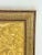 Metal Persian Qajar-Style Gilded Metal Panel of Birds in Blossoms, Khatamkari Frame For Sale - Image 7 of 8