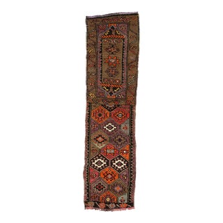 Vintage Mini Turkish Runner Rug For Sale