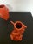Orange Dealbata Vases by Alessandro Mendini for Zanotta, 1980s, Set of 2 For Sale - Image 8 of 10
