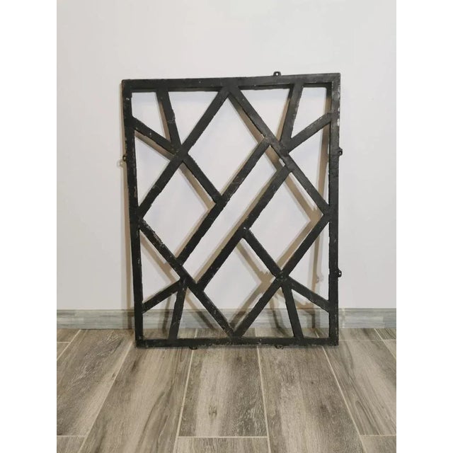 Vintage Metal Lattice Frame For Sale - Image 5 of 5