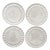 Christmas Tree Canape Plates, Assorted Set of 4 For Sale