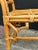 1960s Vintage Chinese Chippendale Style Bamboo Bench For Sale - Image 5 of 7