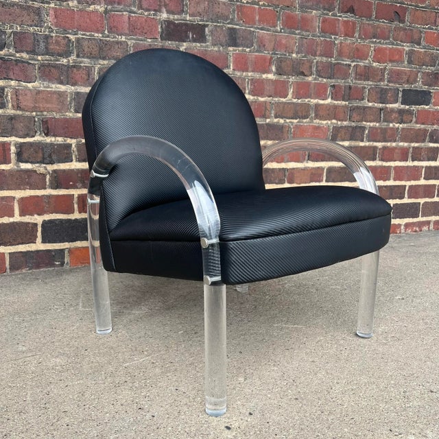 Mid Century Modern Pace Lucite Club Chair For Sale - Image 13 of 13