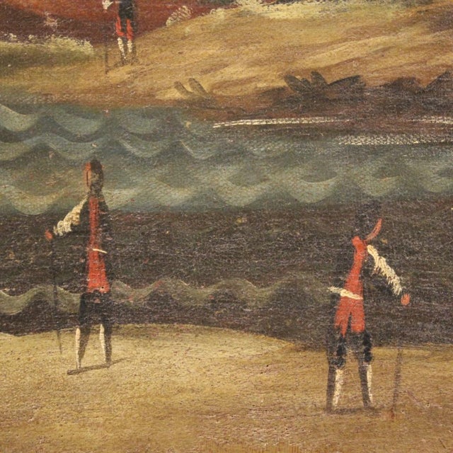 Italian Artist, Seascape, 1770, Oil on Canvas For Sale - Image 13 of 15