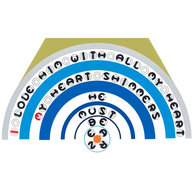 Pop Art 1969 Serigraph by Gerald Laing "D M T 42" Print 13 For Sale - Image 3 of 6