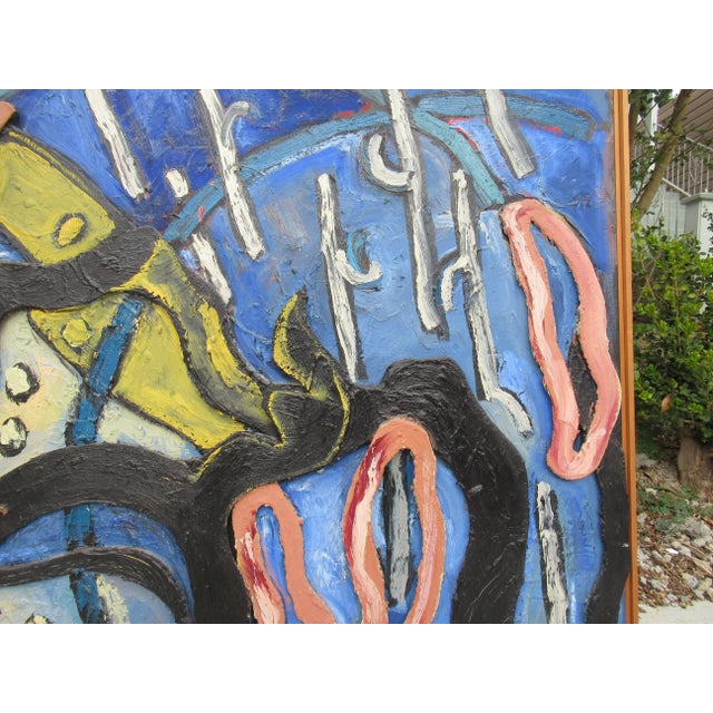 Abstract Expressionism Miriam Tinguely, Roots, 1986 For Sale - Image 3 of 7