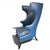 Dennis & Leen Dennis and Leen Highback English Leather Wingchair For Sale - Image 4 of 12