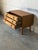 Oak Dresser With 3 Drawers and Black Handles Danish Mid-Century Modern 1960s For Sale - Image 4 of 12