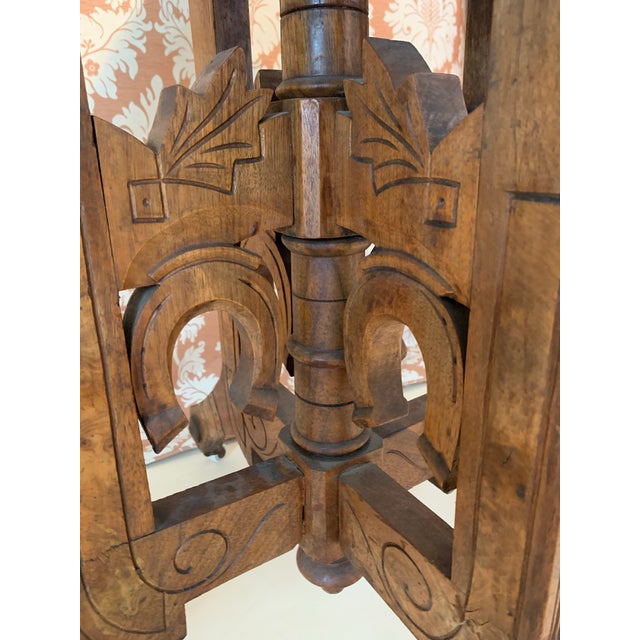 Late 19th Century Antique Rustic Equestrian Marble Table For Sale - Image 5 of 12