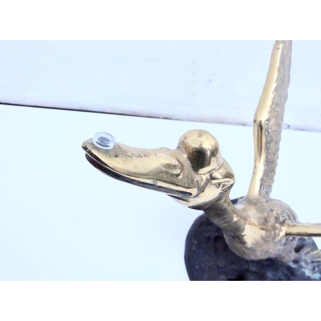 Hollywood Regency Swan Metal Coffee Table, 1960s For Sale - Image 12 of 16