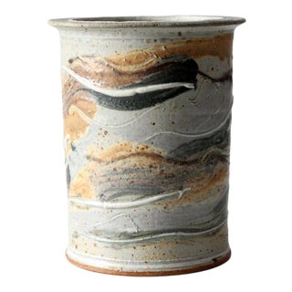 Vintage Studio Pottery Vase For Sale