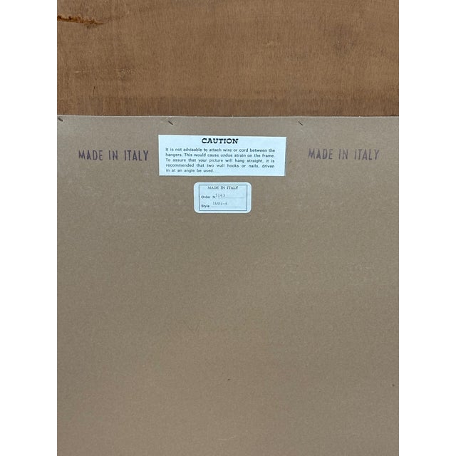 Brown 1990s Italian Made Chippendale Regency Style Burl Wood & Gold Paint Mirror For Sale - Image 8 of 9