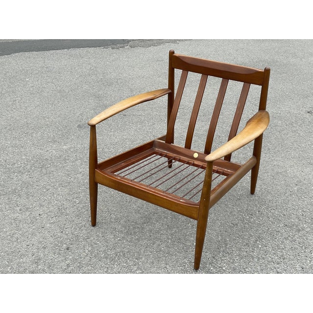 Mid-Century Danish Modern Armchair attributed to Grete Jalk for France & Søn, 1960s For Sale - Image 10 of 16