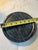 1970s Black Round Marble Serving Cheese Platter For Sale - Image 4 of 5